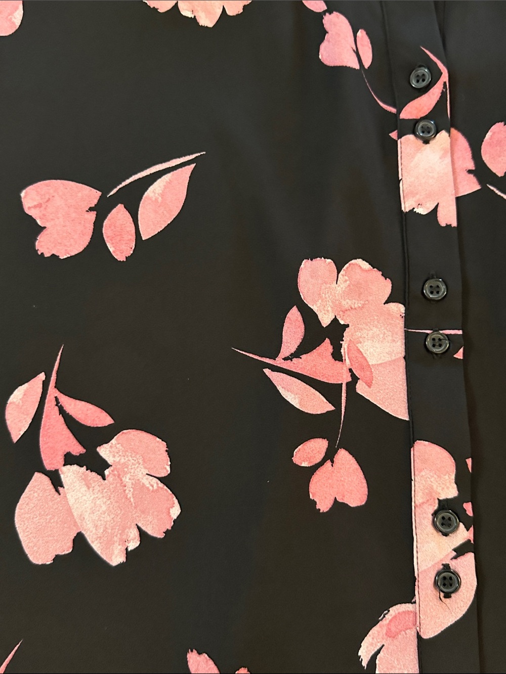 Daniel Rain Floral Blouse Sz L (Stitch Fix) - Picture 10 of 13
